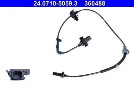 Датчик ABS передн Прав HONDA CR-V III 2.0/2.2D/2.4 06.06-12.12 ATE 24071050593