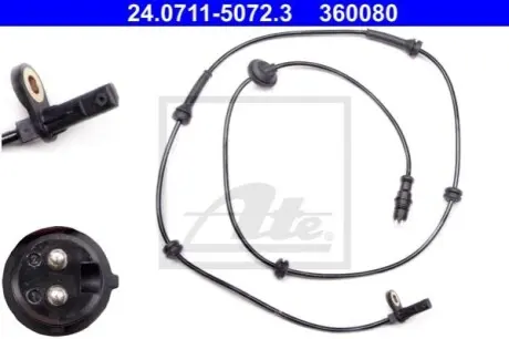 Датчик ABS передн Прав FIAT DOBLO 1.2-1.9D 03.01 ATE 24071150723