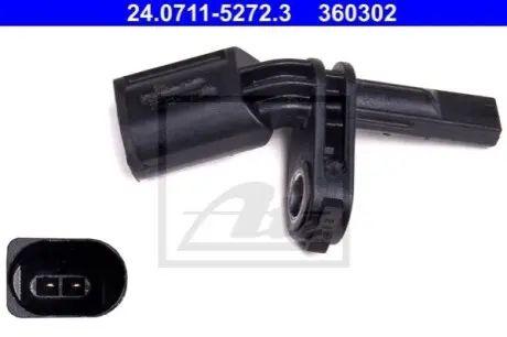 Датчик ABS задн/передн Прав AUDI A1, A3, Q3, TT PORSCHE CARRERA GT SEAT ALHAMBRA, ALTEA, ALTEA XL, LEON, LEON ST, TOLEDO III SKODA OCTAVIA II, OCTAVIA III, SUPERB II 1.0-Electric 02.98 ATE 24071152723