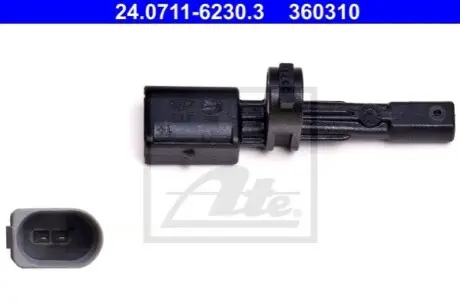 Датчик ABS задн Лів/Прав AUDI A3 SEAT LEON, LEON SC, LEON ST SKODA OCTAVIA III, SUPERB II, SUPERB III VW CADDY, CADDY ALLTRACK IV, CADDY III, CADDY IV, CRAFTER 1.0-Electric 02.98 ATE 24071162303