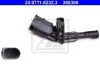 Фото Датчик ABS задн Прав AUDI A3, Q3, TT SEAT ALHAMBRA, ALTEA, ALTEA XL, LEON, TOLEDO III SKODA OCTAVIA II, SUPERB II, YETI VW BEETLE, EOS, GOLF IV, GOLF PLUS, GOLF PLUS V 1.2-Electric 02.03 ATE (24071162323) зображення 1