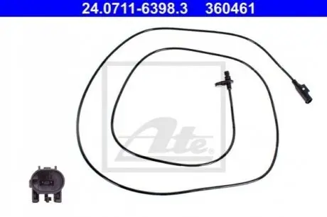 Датчик ABS задн Лів MERCEDES SPRINTER 3,5-T (B906), SPRINTER 3-T (B906), SPRINTER 4,6-T (B906), SPRINTER 5-T (B906) VW CRAFTER 30-35, CRAFTER 30-50 1.8-3.5 04.06-09.20 ATE 24071163983