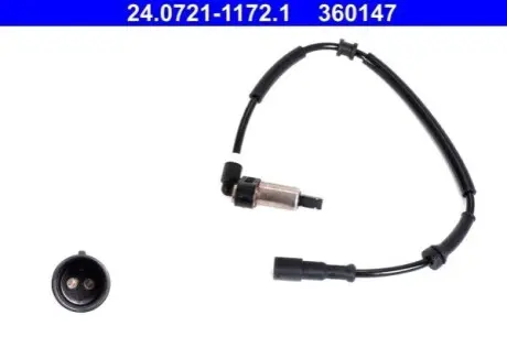 Датчик ABS задн Прав RENAULT MEGANE I, MEGANE I CLASSIC, MEGANE I COACH 1.4-2.0 08.95-08.03 ATE 24072111721