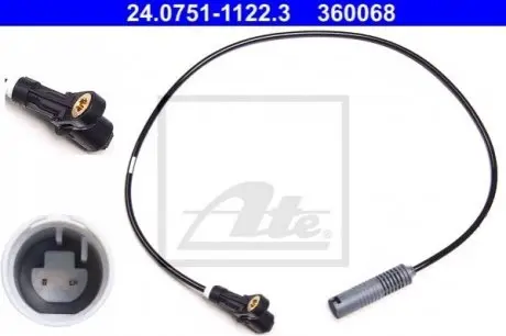 Датчик ABS задн Лів/Прав BMW 3 (E36) 1.6-3.2 09.90-11.99 ATE 24075111223