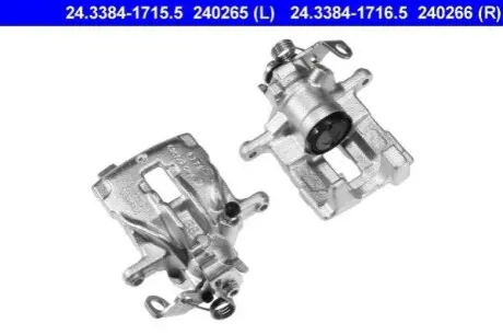 Гальмівний дисковий супорт задн Прав (відновлений) FORD GALAXY I SEAT ALHAMBRA VW SHARAN, TRANSPORTER T4 1.8-2.8 07.90-03.10 ATE 24338417165 Купити в Україні
