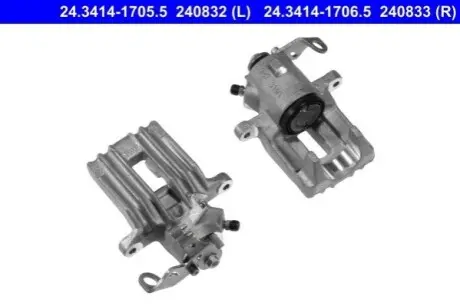 Зажим торм.AUDI A3 (96-03) ты ATE 24.3414-1705.5