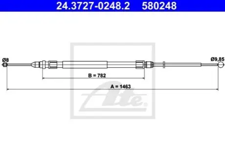 Автозапчасть ATE 24.3727-0248.2
