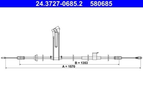 Автозапчастина ATE 24.3727-0685.2 (фото 1)