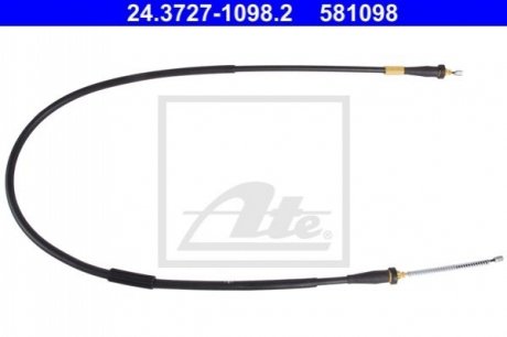 Hand brake cable ATE 24372710982