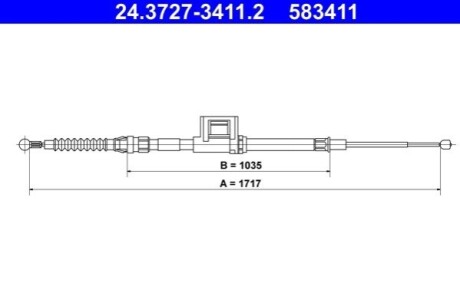 Автозапчасть ATE 24.3727-3411.2