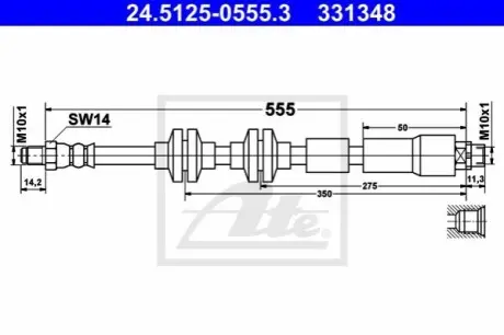 Автозапчасть ATE 24512505553