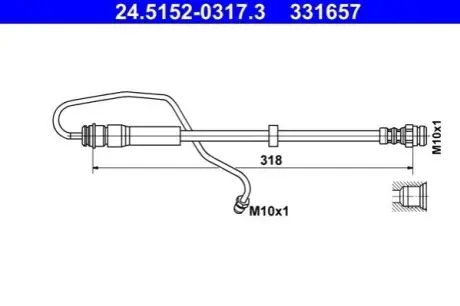 Автозапчасть ATE 24.5152-0317.3