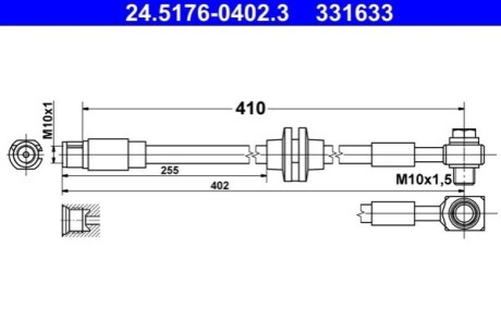 Автозапчасть ATE 24.5176-0402.3