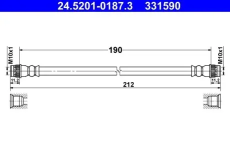Автозапчасть ATE 24520101873