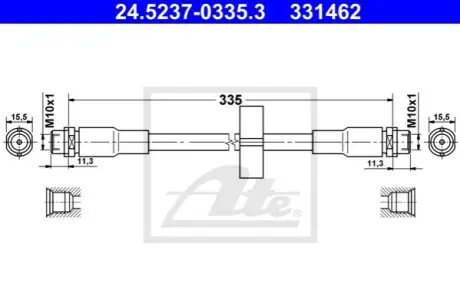 Автозапчасть ATE 24523703353