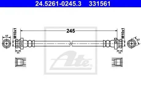 Автозапчасть ATE 24526102453