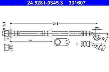 Автозапчасть ATE 24528103453