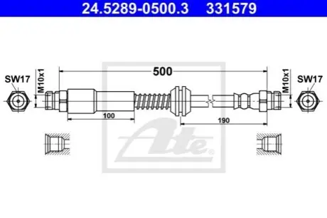 Автозапчасть ATE 24528905003