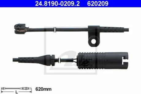 Датчик зносу гальмівних колодок задн BMW 7 (E38) 2.5D-5.4 03.94-11.01 ATE 24819002092 Купити в Україні