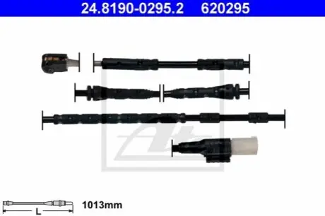 Датчик зносу гальмівних колодок передн BMW Z4 (E89) 2.0/2.5/3.0 02.09-08.16 ATE 24819002952 Купити в Україні