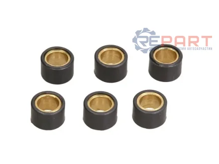 Ролик варіатора 17x12 6,5г 6шт APRILIA HABANA, SCARABEO, SR ATALA HACKER CAGIVA PROGRESS DERBI ATLANTIS, HUNTER, MANHATTAN, PADDOCK, PREDATOR ITALJET FORMULA, VELOCIFERO 50/100 ATHENA S41000030P098