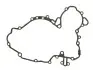 Ущільнення кришки зчеплення KTM ADVENTURE, LC8, SUPER DUKE, SUPER ENDURO, SUPERMOTO 950/990 2002-2014 ATHENA (S410270007023) зображення 1