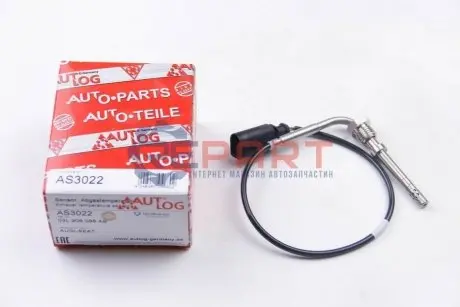 Датчик, температура відпрацьованих газів AUTLOG AS3022 Купити в Україні