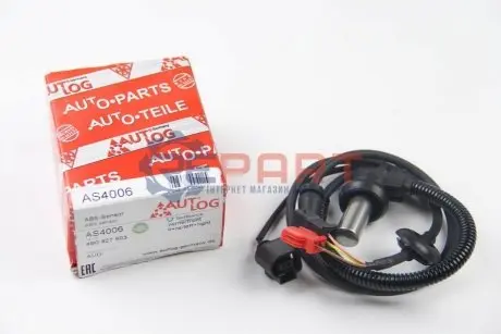 Датчик ABS передн Лів/Прав AUDI A6 C5 1.8-2.8 01.97-01.05 AUTLOG AS4006 Купити в Україні