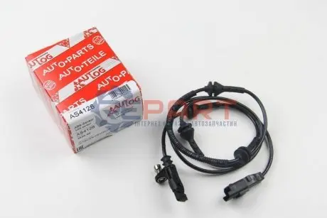 Датчик ABS (передній) Peugeot 407/Citroen C6 1.8-3.0/1.6D-2.7D 04- AUTLOG AS4126 Купити в Україні