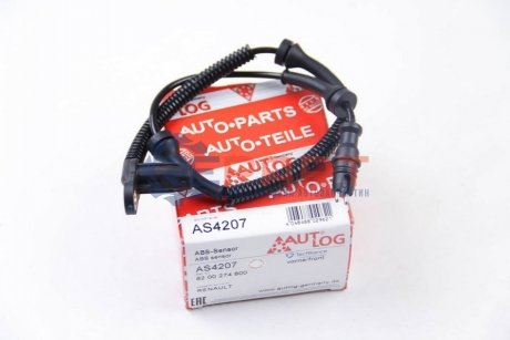 Датчик ABS передний Master/Movano 00- (486 мм) - (8200252007, 8200274800) AUTLOG AS4207