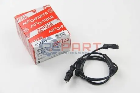 Фото Датчик ABS (задній) Renault Megane II/Scenic II 1.4-2.0 02- AUTLOG (AS4247) зображення 1