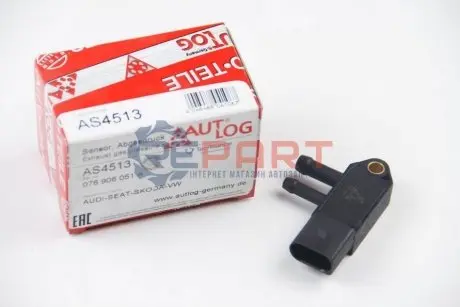 Датчик тиску вихлопних газів VW Caddy III 1.9/2.0TDi 04-10 AUTLOG AS4513 Купити в Україні