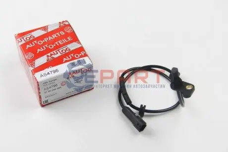 Датчик ABS задн Лів RENAULT CAPTUR I, CLIO IV, ZOE 0.9-Electric 06.12 AUTLOG AS4796 Купити в Україні