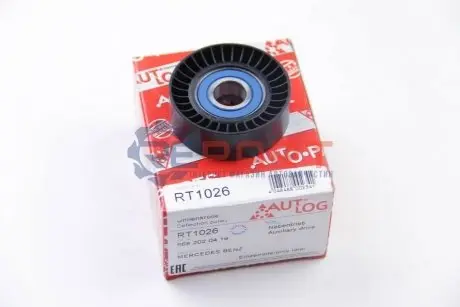 Фото Ролик генератора MB A-class (W168/169)/B-class (W245) (паразитний) (65x22x17) AUTLOG (RT1026) зображення 1