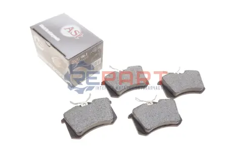 Колодки гальмівні (задні) Citroen C8/Peugeot 807 02- (78x51.3x16) AUTO STANDART AST961