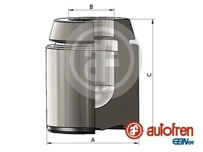 Фото Поршень супорта MB E-Class (W211,S211) 3-02 -> AUTOFREN (D025493) зображення 1