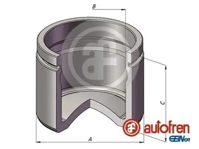 Фото Поршень гальмівного супорта AUTOFREN (D025598) зображення 1