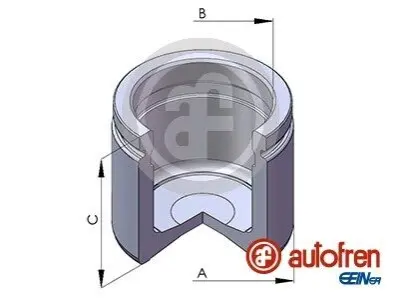 Фото 1 — Поршень гальмівного супорта AUTOFREN (D025645) Фото Поршень гальмівного супорта AUTOFREN (D025645) зображення 1