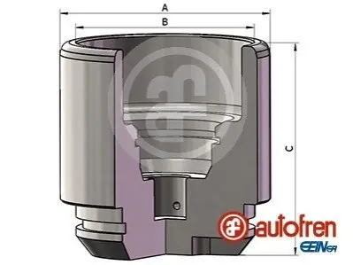 Фото Поршень гальмівного супорта AUTOFREN (D025691) зображення 1
