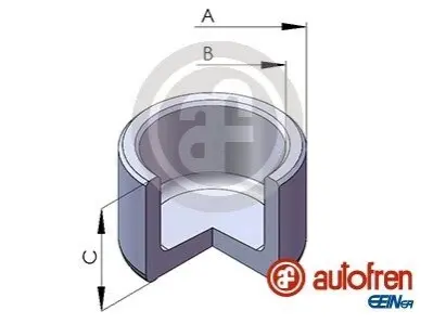 Фото Поршень гальмівного супорта AUTOFREN (D025714) зображення 1