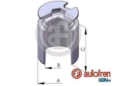 Поршень гальмівного супорта задн (38мм 51мм) JAGUAR X-TYPE I RENAULT KANGOO, KANGOO EXPRESS 1.5D-3.0 08.97 AUTOFREN D025777 Купити в Україні