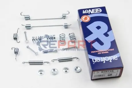 Комплект пружинок колодок ручника Renault Clio /Peugeot 206 1.1-1.9TD 98- AUTOFREN D3913A Купити в Україні