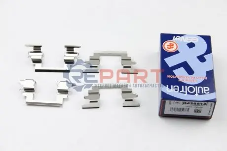 Монтажний набір гальмівних колодок Citroen C4 Aircross Dodge Caliber Jeep Compass Mitsubishi Asx Iii, Galant Viii, Lancer Vii, Lancer Viii Peugeot 4008 1.3-2.5 09.96- AUTOFREN D42881A Купити в Україні