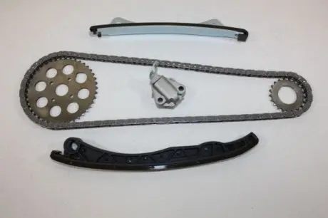 Комплект ланцюга ГРМ Fiat Doblo 1.3JTD (ланцюг, башмак, натяжник) AUTOMEGA 130007710 Купити в Україні