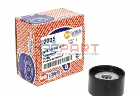 Ролик генератора MB Sprinter 3.0 CDI OM642 (паразитний) (54x30x17) AUTOTECHTEILE 100 2035 Купити в Україні