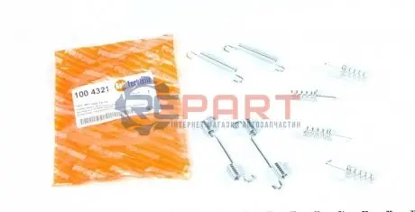 Фото Комплект пружинок колодок ручника MB Sprinter 408-416/VW LT 46 AUTOTECHTEILE (100 4321) зображення 1