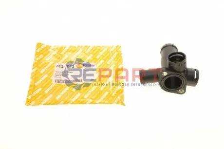 Фланець системи охолодження VW Caddy I 1.6 82-92/T3 1.7D/T4 1.9D 84-03 AUTOTECHTEILE 312 1012 Купити в Україні