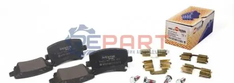 Колодки гальмівні (задні) VW Caddy 03-15 AUTOTECHTEILE 3698001 Купити в Україні