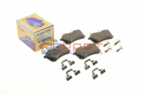 Колодки гальмівні (задні) Citroen C8/Peugeot 807 02- (78x51.3x16) AUTOTECHTEILE 3698020 Купити в Україні