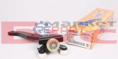 Ролик дверей (бічних/нижній) VW T5 (R) (з кронштейном) AUTOTECHTEILE 3843001 Купити в Україні